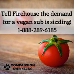 ACTION ALERT: Ask Firehouse Subs for a Vegan Option!