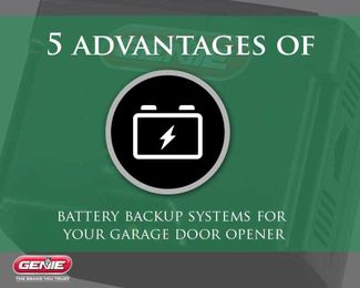 Five Advantages of Battery Backup Systems For Your Garage Door Opener