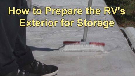 How to Prepare the RV's Exterior for Storage