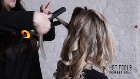 How-To Create Glam Waves Using a Flat Iron
