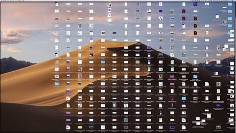 Automate cleaning your desktop on OSX