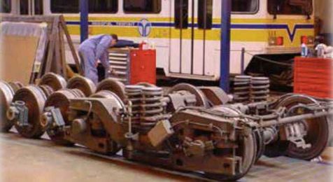 Prevent wear and noises of light-rail train with Lubrication Engineers