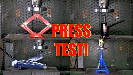 A Hydraulic Press Is Here to Determine the Strongest Jack of Them All