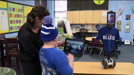 Robots to help girl with immune disorder keep up with classmates in school
