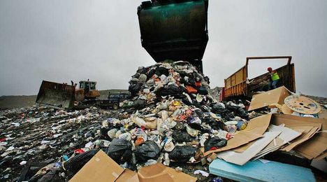 What happens when a landfill runs out of space?