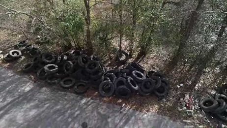 Mountain of dumped tires just keeps growing