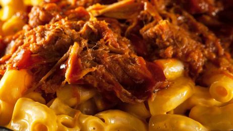 WATCH: How to Make Fried Macaroni and Cheese Pulled Pork Donuts