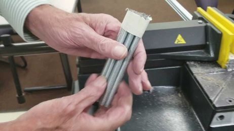 Easily Thread a Nut on Rod After Cutting