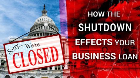 How the Government Shutdown Effects your Business Loan