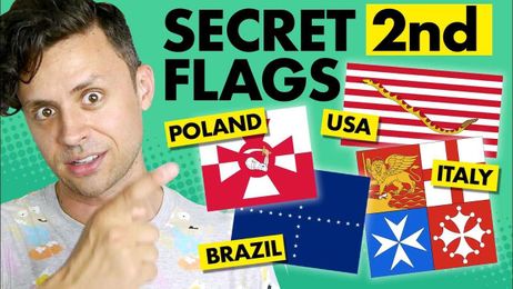 Secret SECOND FLAGS of countries!