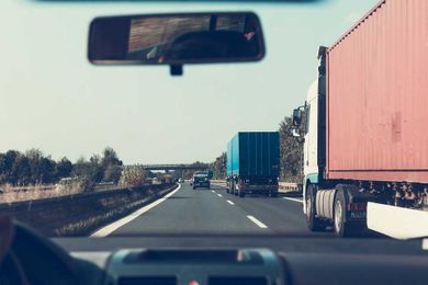 Be Safe When Driving Near Trucks