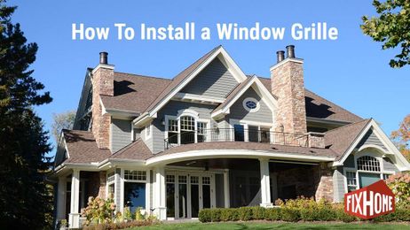 How to install a window grille