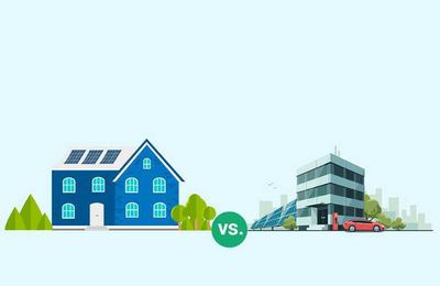 The key differences between residential and commercial solar