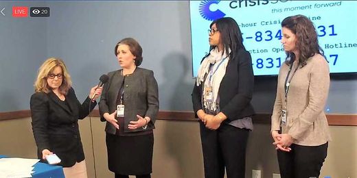 Inside Crisis Services, a 24/7 support center for people who need help