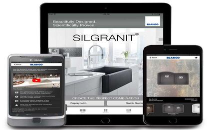 Blanco Silgranit app helps to create the perfect Kitchen design combinations 