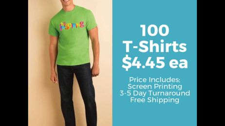 Custom Screen Printed T-Shirts For Less
