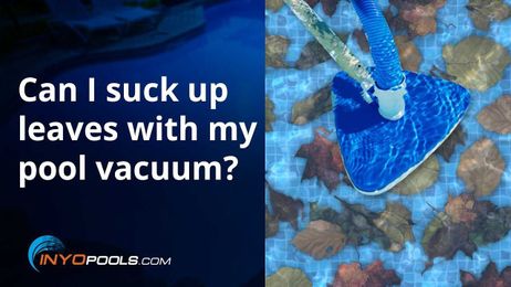 How do I remove leaves from my swimming pool?