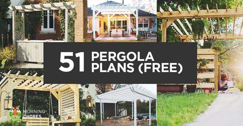 51 Free DIY Pergola Plans & Ideas That You Can Build in Your Garden