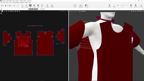 Stitching Pattern Pieces Together