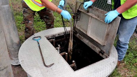 Why does a residential lift station need to be pumped?