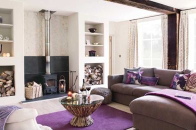 15 Ideas For Decorating With Purple For A Modern, Sexy Space