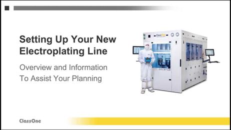 Setting Up Your New Electroplating Line