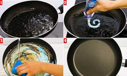 How to use TOOTHPASTE to clean your scorched frying pan