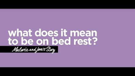 What does it mean to be on bed rest?