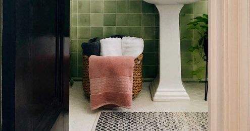 This Bathroom Floor Tile Idea Is So Easy You Can Do It Yourself