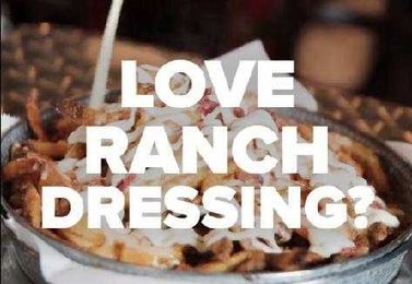 Oh the places you'll go...for ranch dressing!