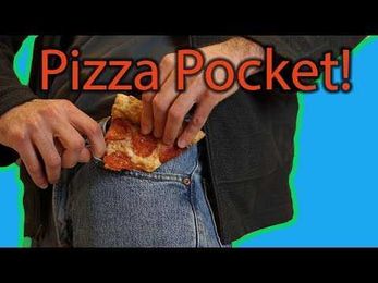 Hoodie with a PIZZA pocket!  Don't we ALL need one??!?!