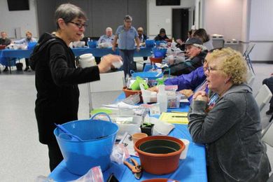 Master Gardener interns learn the tricks of the trade