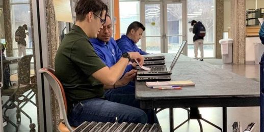 Computers for Classrooms delivers surprise