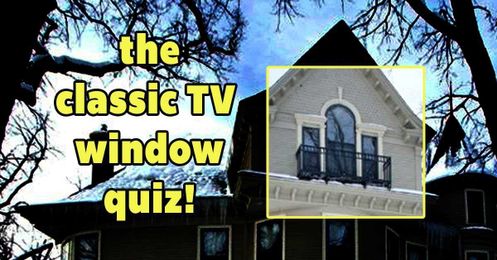 Can you guess the classic TV show from just a window seen on set?