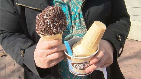 A sure sign of spring: Customers line up for Abbott's Frozen Custard