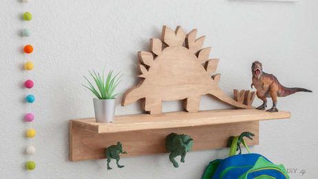 How To Make A Dinosaur Shelf