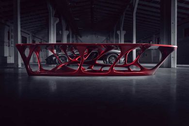 Futuristic furniture design: The Rex Axon 3D Printed Conference Table