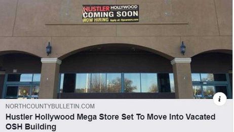 Don’t worry, Paso Robles — a Hustler adult store isn’t coming to the vacant OSH building