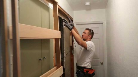 The Easy Way to Install a Pocket Door Frame in an Existing Wall