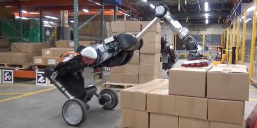 Boston Dynamics built a robot that makes Amazon's warehouse bots look primitive