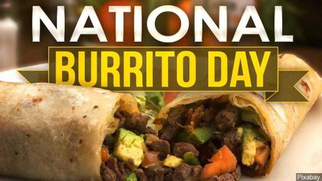 Local Eateries Offer National Burrito Day Specials