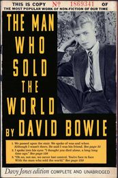 David Bowie "The Man Who Sold the World" Dale Carnegie How to Win Friends and Influence People book mashup print