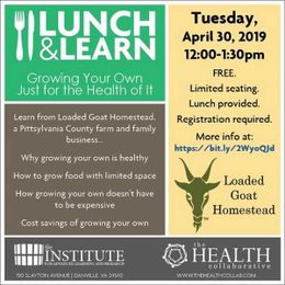 Lunch & Learn with Loaded Goat Homestead