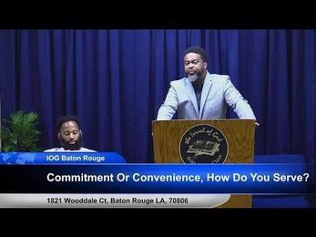 "Commitment Or Convenience: How Do You Serve?"