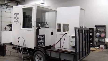 Robot serves coffee in creative U of I startup