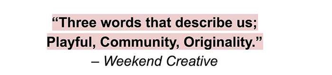 Female Creatives Are Just Getting Started: The Ladies of Weekend Creative