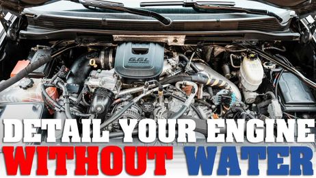 How to clean your engine without water