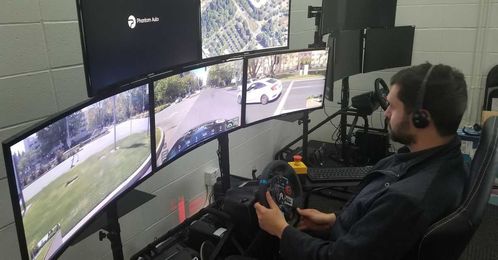 This is what it's like to control an autonomous car from miles away