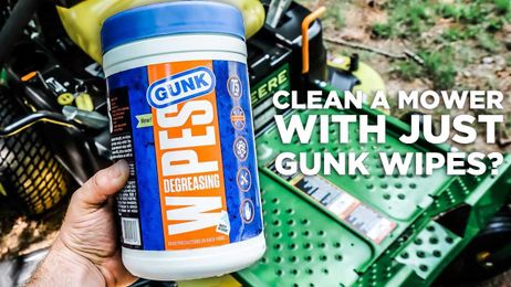 Can We Clean a Zero Turn Entirely with GUNK® Wipes?