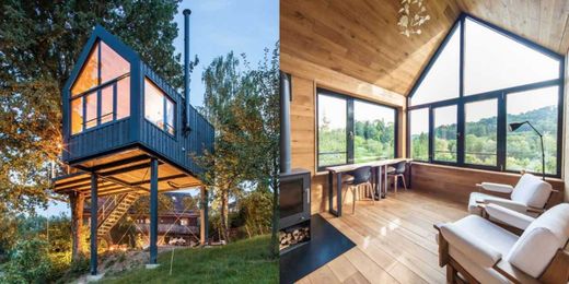 This Stunning Prefab Treehouse Was Built in Just a Few Days